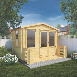 Mercia Tongue & Groove  10' x 11' (Nominal) Apex Timber Log Cabin