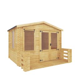 Mercia Tongue & Groove  10' x 11' (Nominal) Apex Timber Log Cabin