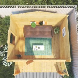 Mercia Tongue & Groove  10' x 11' (Nominal) Apex Timber Log Cabin