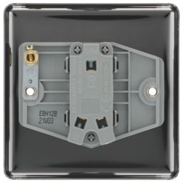 LAP  10AX 1-Gang 2-Way Light Switch  Black Nickel with Black Inserts