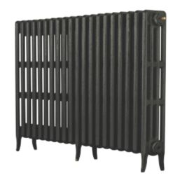 Arroll 760mm x 1114mm 5582BTU Pewter Cast Iron 4 Column Radiator