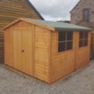 Shire Bison 10' x 10' (Nominal) Apex Tongue & Groove Timber Workshop