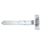 Smith & Locke Black Powder-Coated Cranked Gate Hinge Hook & Band 165mm x 612mm x 51.5mm