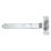 Smith & Locke Self-Colour Cranked Gate Hinge Hook & Band 134mm x 310mm x 45.5mm