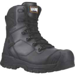 Magnum Highway 8" Size 7  Black Waterproof  Safety Boots