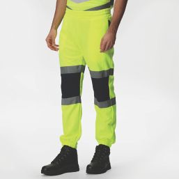 Regatta Pro Hi-Vis Joggers Yellow / Navy XXX Large 39" W 28" L