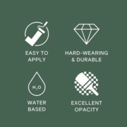 LickPro Max+ 2.5Ltr Green 20 Matt Emulsion  Paint