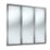 Spacepro Shaker 3-Door Sliding Wardrobe Door Kit Graphite Frame Mirror Panel 2216mm x 2260mm