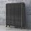 Arroll 794mm x 814mm 4260BTU Black / Silver Cast Iron 2 Column Radiator