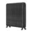 Arroll 794mm x 814mm 4260BTU Black / Silver Cast Iron 2 Column Radiator