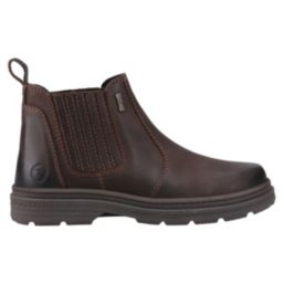 Cotswold Bisley Size 9  Brown Waterproof Slip-On Non Safety Work Boots