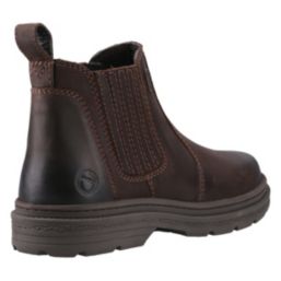 Cotswold Bisley Size 9  Brown Waterproof Slip-On Non Safety Work Boots