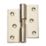 Smith & Locke Satin Nickel  Rising Butt Hinges LH 75mm x 71mm 2 Pack