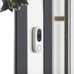 Byron  Wired Smart Video Doorbell White