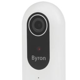 Byron  Wired Smart Video Doorbell White