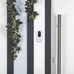 Byron  Wired Smart Video Doorbell White