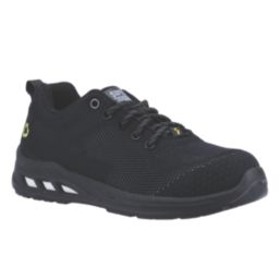 Safety Jogger Ecofitz S1P Size 7.5  Black   Steel Toe Cap Safety Trainers
