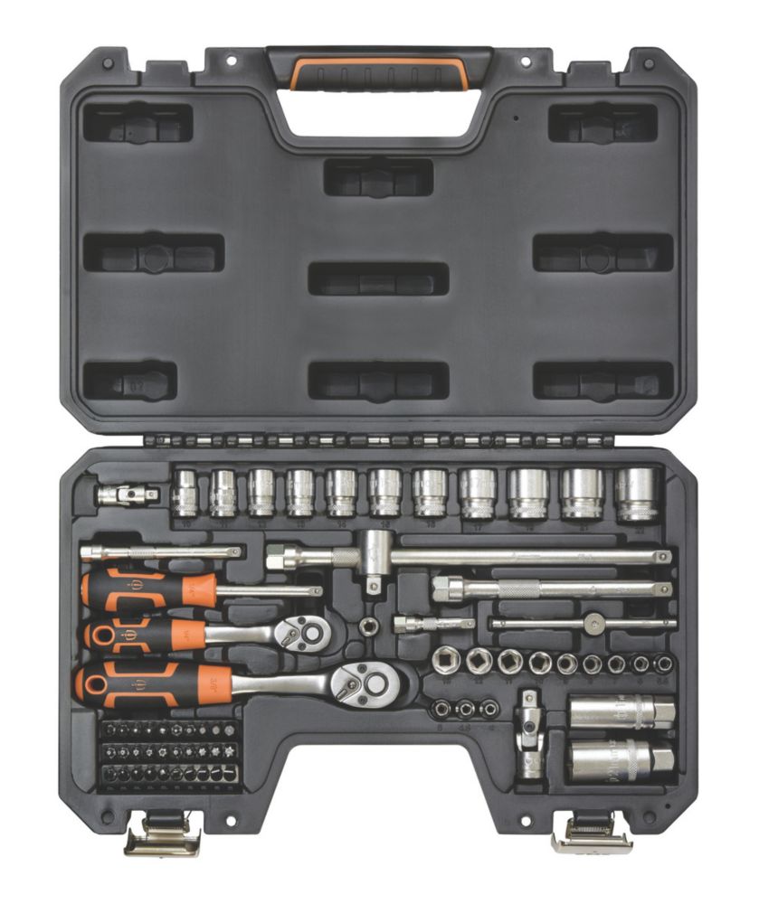 Magnusson Mixed Drive Socket Set 67 Pieces - Screwfix
