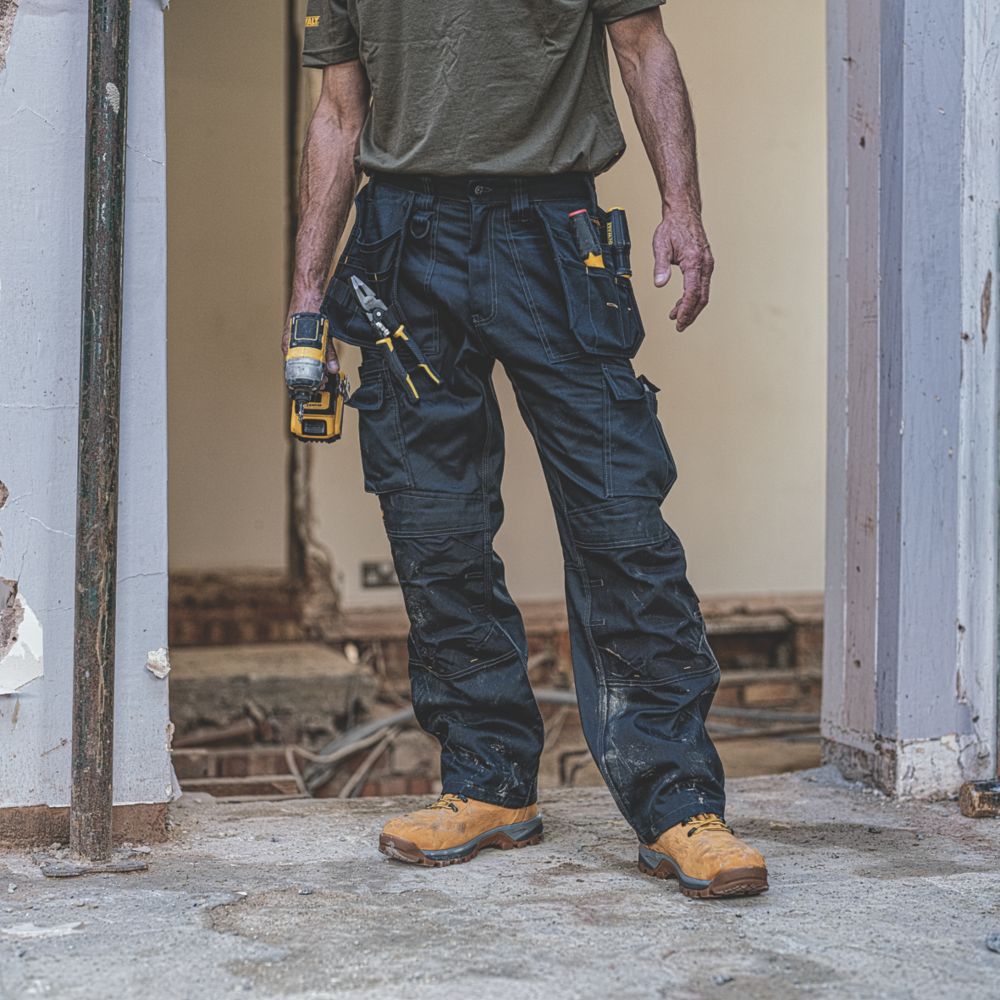 DeWalt Pro Tradesman Trousers Black 34 W 33 L