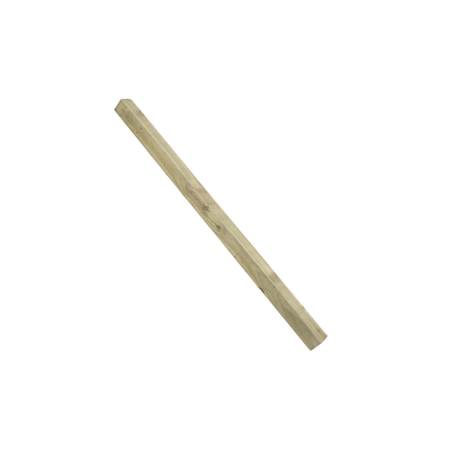 Forest Natural Timber Rough-Sawn Fence Posts 75mm x 75mm x 2.1m 4 Pack (97931)