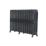 Arroll 760mm x 1154mm 6879BTU Black / Silver Cast Iron 3 Column Radiator
