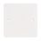 Hager Sollysta WMP1 1-Gang Blanking Plate White