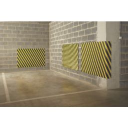 Mottez  Black / Yellow Roll of Protective Foam 10mm x 1500mm x 10000mm