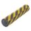 Mottez  Black / Yellow Roll of Protective Foam 10mm x 1500mm x 10000mm