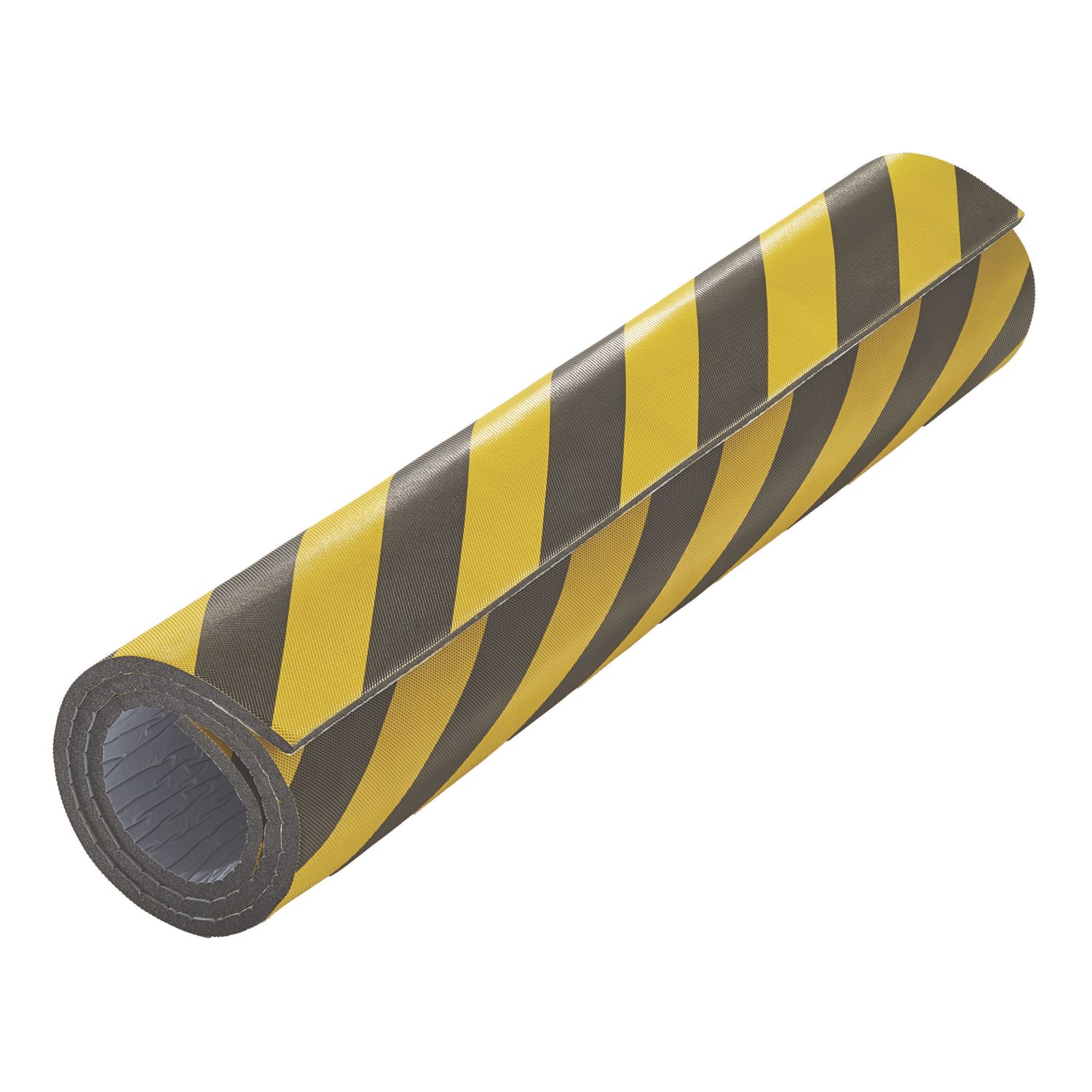 Mottez Black / Yellow Roll of Protective Foam 10mm x 1500mm x 10000mm (979AP)