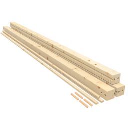 Green & Taylor Pine Unfinished Garage Door Frame 2206mm x 2272mm x 44mm