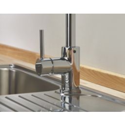 Bristan Pistachio Easyfit Monobloc Kitchen Sink Mixer Taps Chrome-Plated 1 Pair