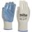 Site  PVC Dot Gripper Gloves White Large