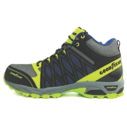Goodyear GYBT1533 Metal Free  Safety Trainer Boots Black / Blue / Yellow Size 8