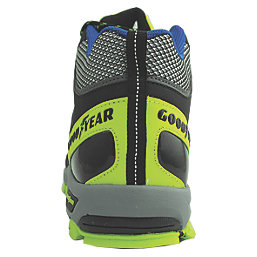 Goodyear GYBT1533 Metal Free   Safety Trainer Boots Black / Blue / Yellow Size 8