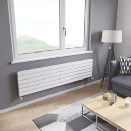 Ximax Oceanus 445mm x 1800mm 4679BTU White Horizontal Designer Radiator