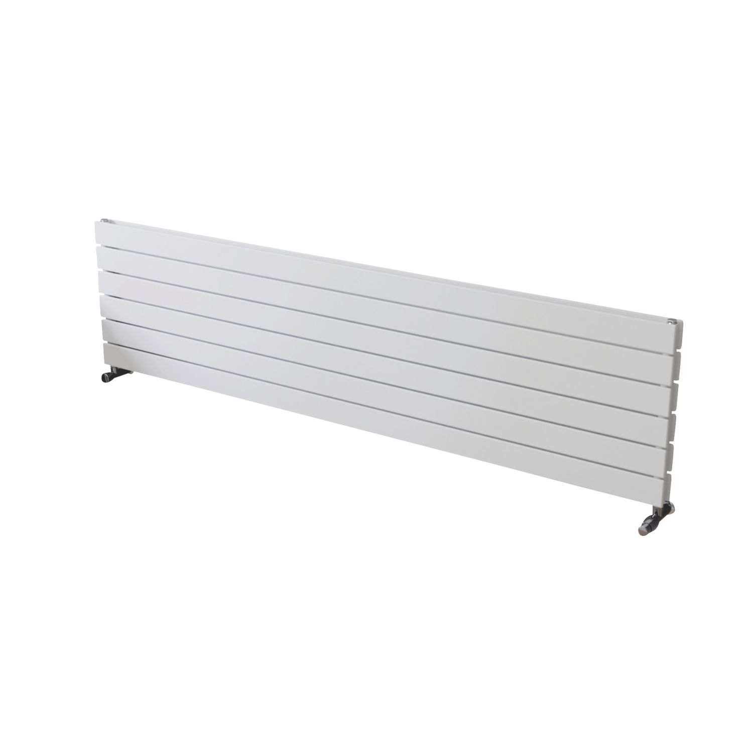 Ximax Oceanus 445mm x 1800mm 4679BTU White Horizontal Designer Radiator (979TR)