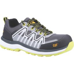 CAT Charge Metal Free  Safety Trainers Black/Lime Green Size 3
