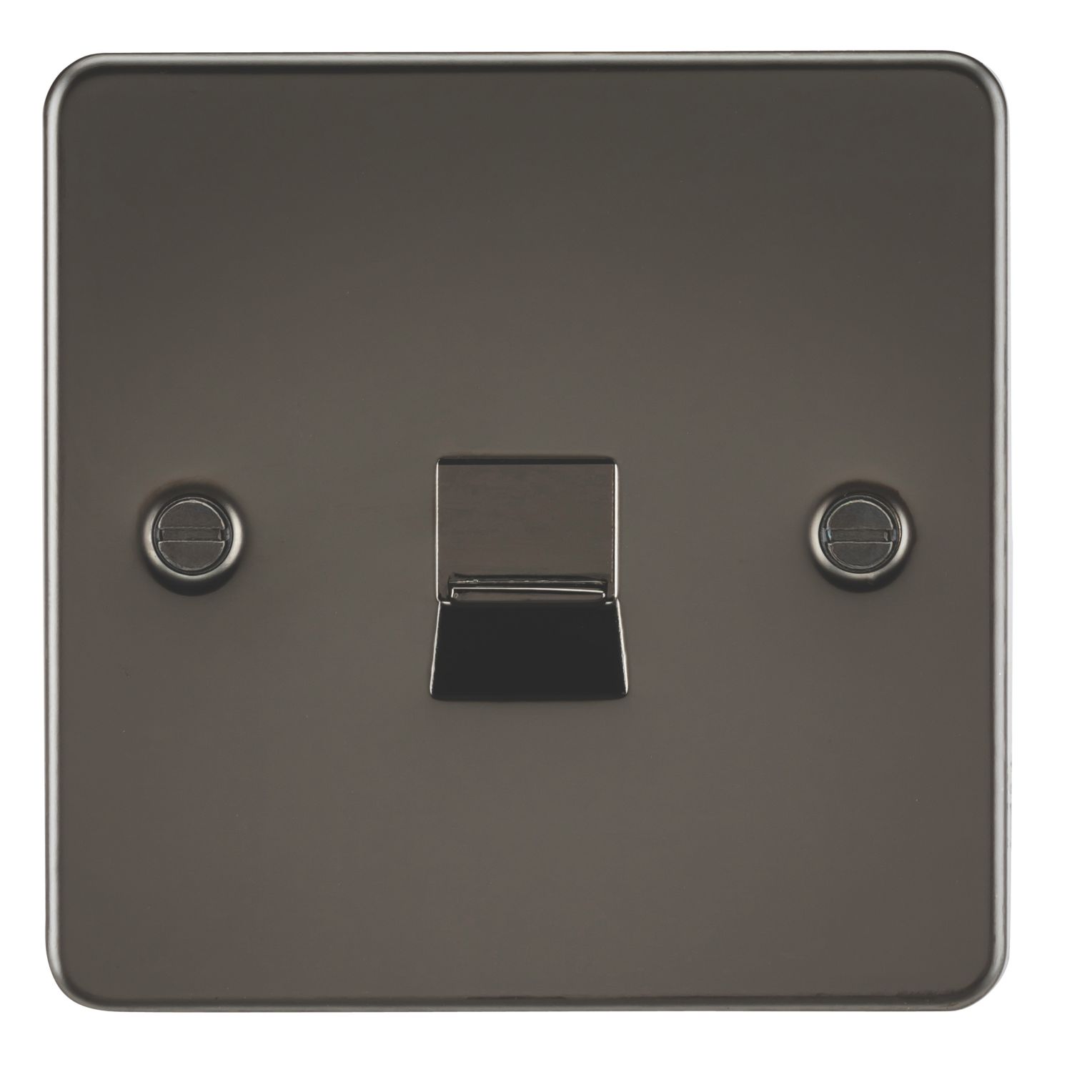 Knightsbridge 1-Gang Slave Telephone Socket Gunmetal (979TY)