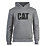 CAT Trademark Hooded Sweatshirt Heather Grey Medium 38-40" Chest