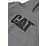CAT Trademark Hooded Sweatshirt Heather Grey Medium 38-40" Chest