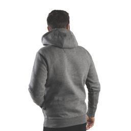 CAT Trademark Hooded Sweatshirt Heather Grey Medium 38-40" Chest