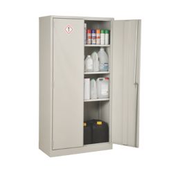 Barton  3-Shelf COSHH Cabinet  Grey 915mm x 457mm x 1829mm