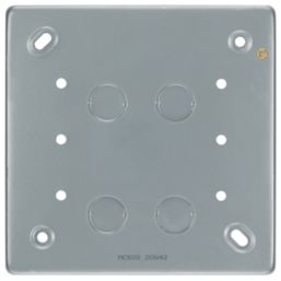 British General  6-8-Module Grid Metal-Clad Surface Mounting Box for Electrical Installations 40mm