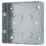 British General  6-8-Module Grid Metal-Clad Surface Mounting Box for Electrical Installations 40mm