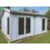Shire Firestone 14' 6" x 13' (Nominal) Reverse Apex Timber Log Cabin