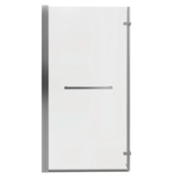 Vermont Semi-Framed Chrome Bath Screen Reversible 800mm x 1500mm