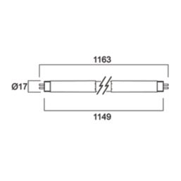 Sylvania Toledo Superia G5 T5 LED Tube 3900lm 26W 1162mm (4ft)