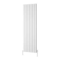 Reina Piatto Double 1800mm x 595mm 6369BTU White Vertical Designer Radiator