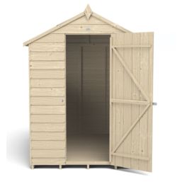 Forest  5' x 7' (Nominal) Apex Overlap Timber Shed with Assembly