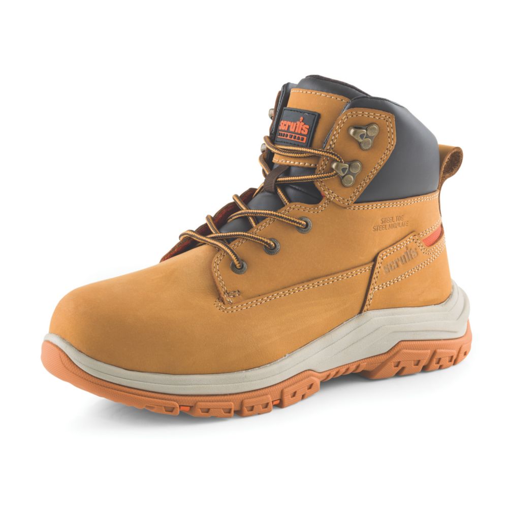 Scruffs Ridge Size 10 Tan Steel Toe Cap Safety Boots Screwfix